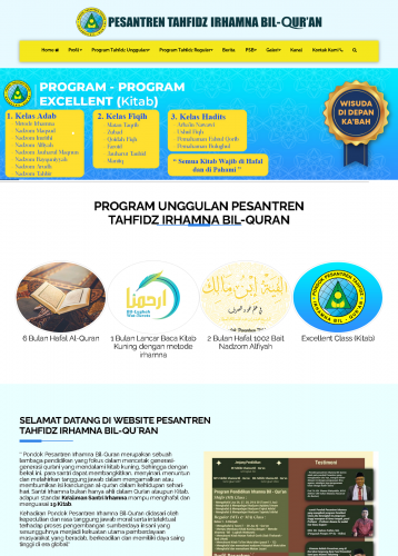 jasa website https://irhamnabilquran.or.id